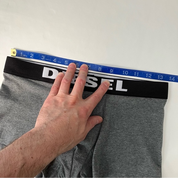 Diesel Boxer Briefs Size SMALL, Heather Gray Pouch underwear - Picture 4 of 9